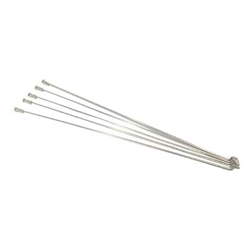 ステンレス製自転車ニップル（各種サイズ） Amazon | 敷島 通しスポーク＃13 271mm 5本入 ST